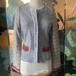 Dolan Zip Up Sweater Jacket size S